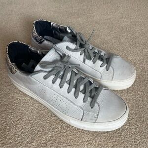 P448 Gray and White Sneakers